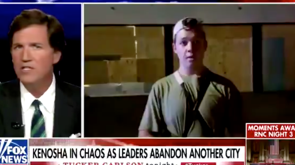 Fury as Tucker Carlson defends teenage gunman suspected of killing two protesters