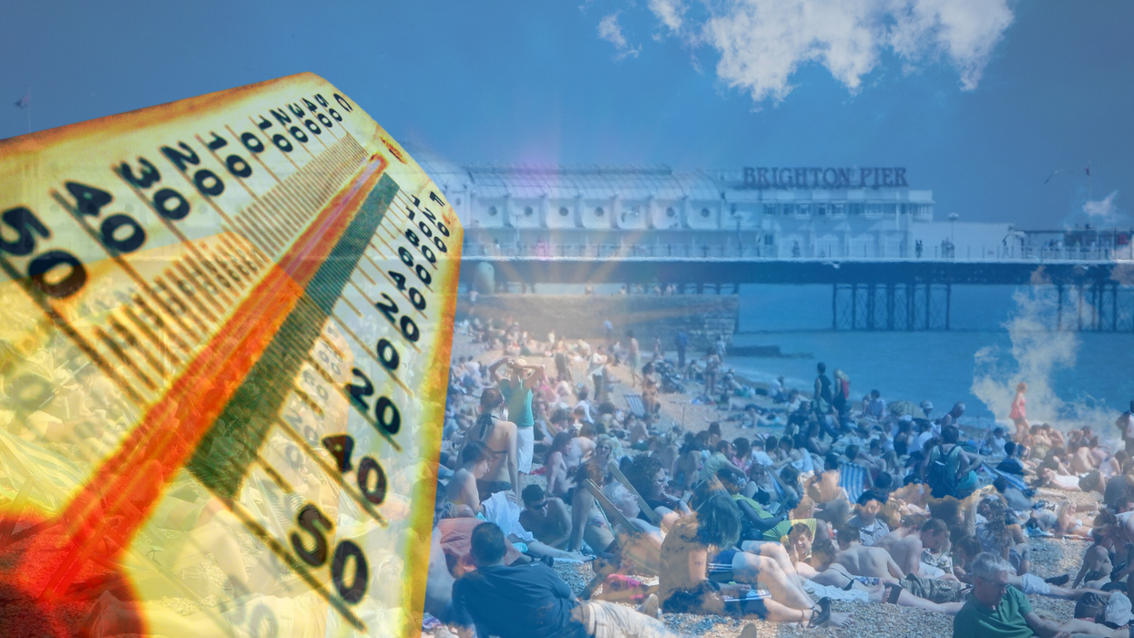 This is what British beaches looked like on the hottest day on record in 17 years