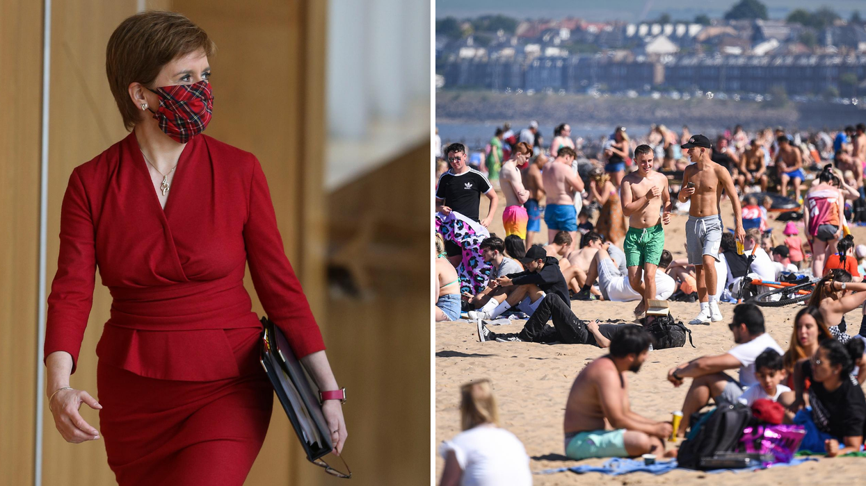 Nicola Sturgeon 'wanted to cry' over pictures of crowded pubs and beaches over the weekend