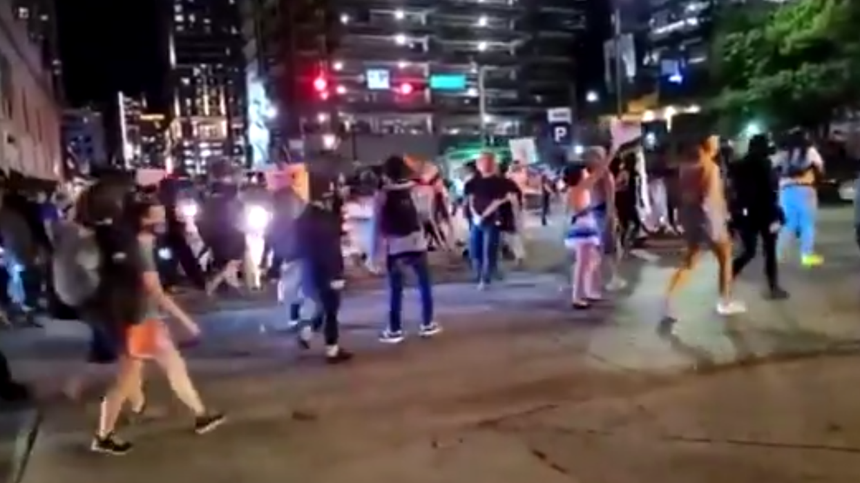 Terrifying footage captures moment a man opens fire on Black Lives Matter protesters in Austin