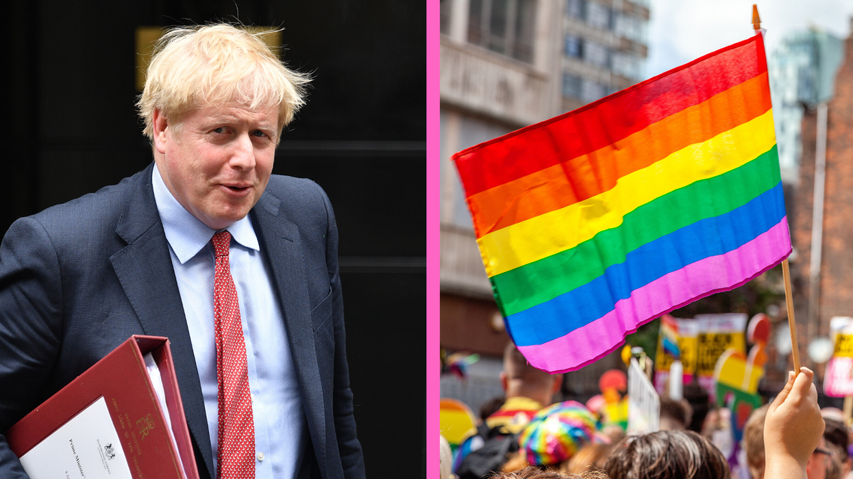 People are pointing out Boris Johnson's 'hypocrisy' on LGBTQ+ issues
