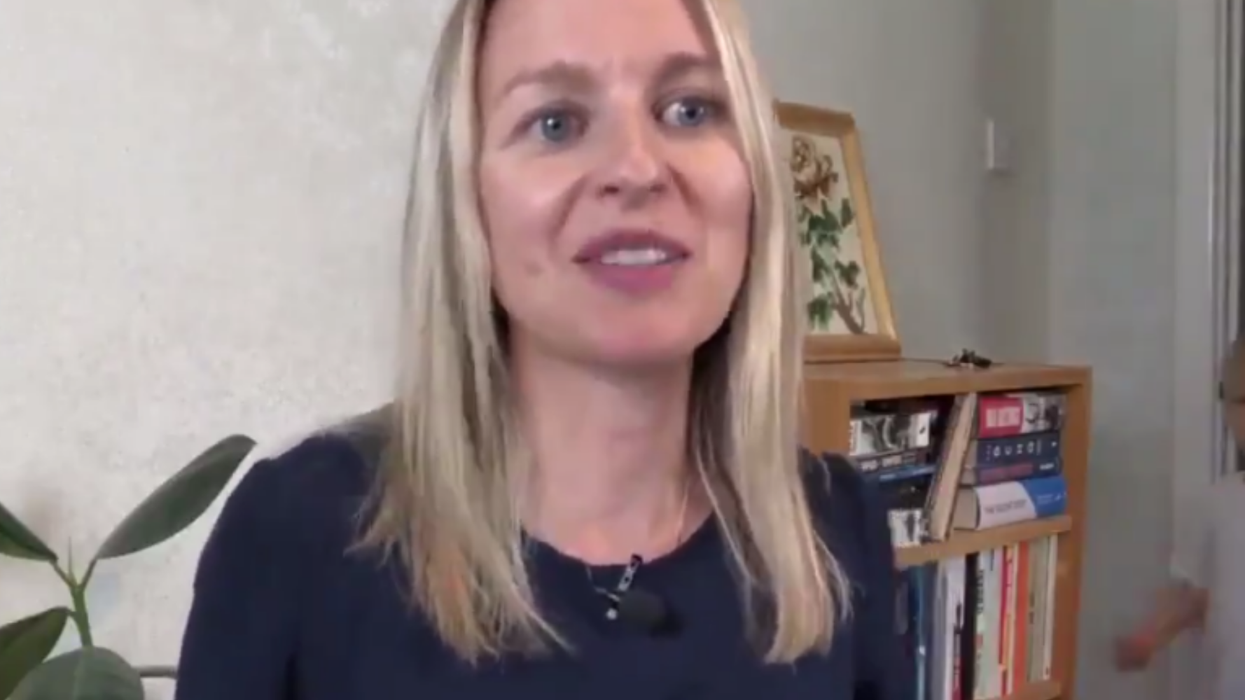 People aren't happy with how this woman was treated when her child burst in during a live TV interview