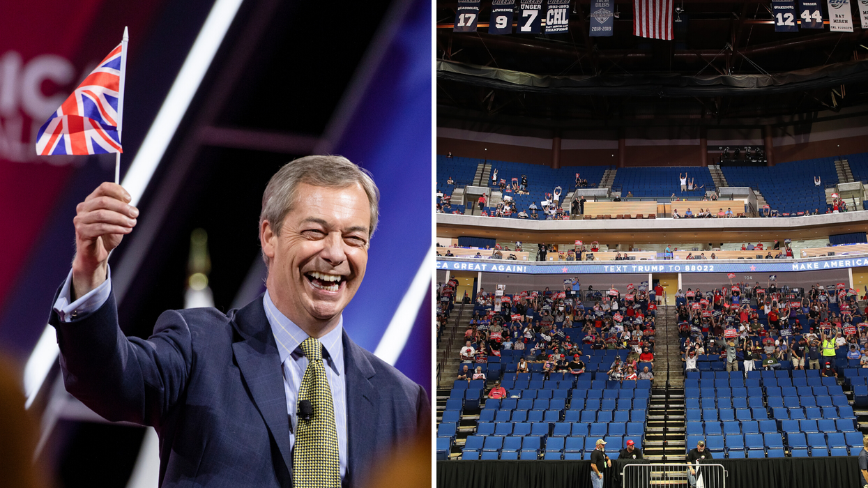 Nigel Farage ridiculed for flying all the way to US for Trump's disastrous rally
