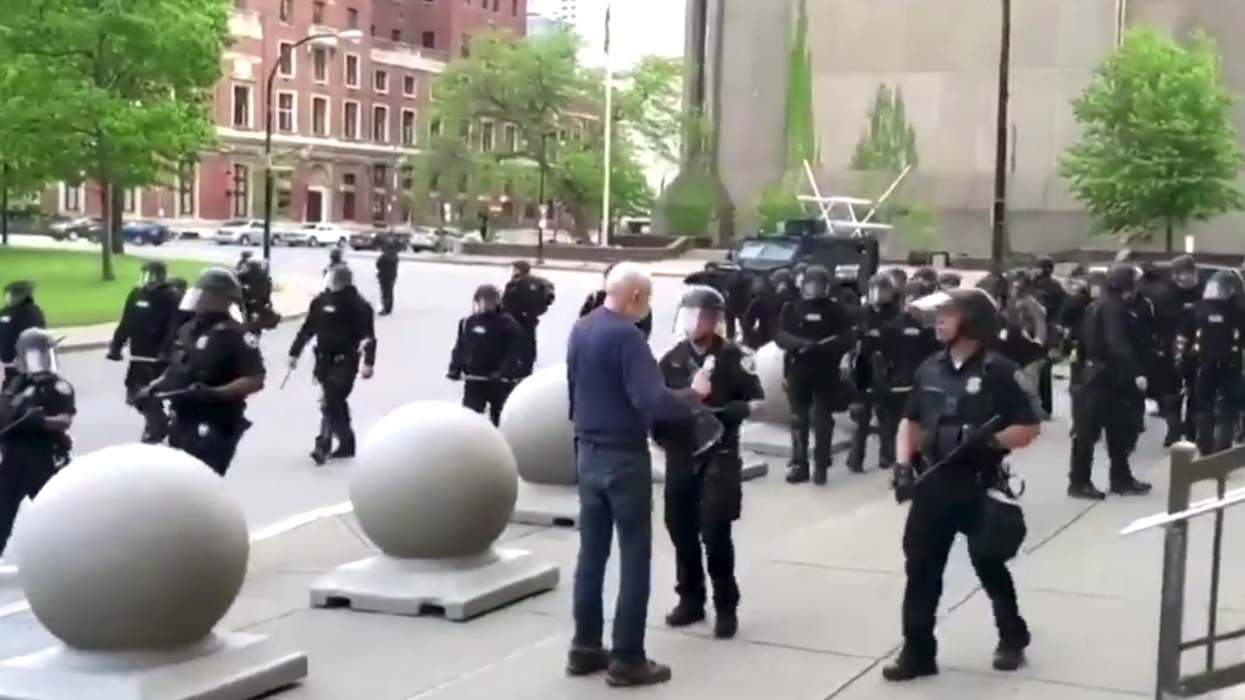 Outrage as an entire police force in New York has 'resigned' after officers were suspended for brutalising 75-year-old man
