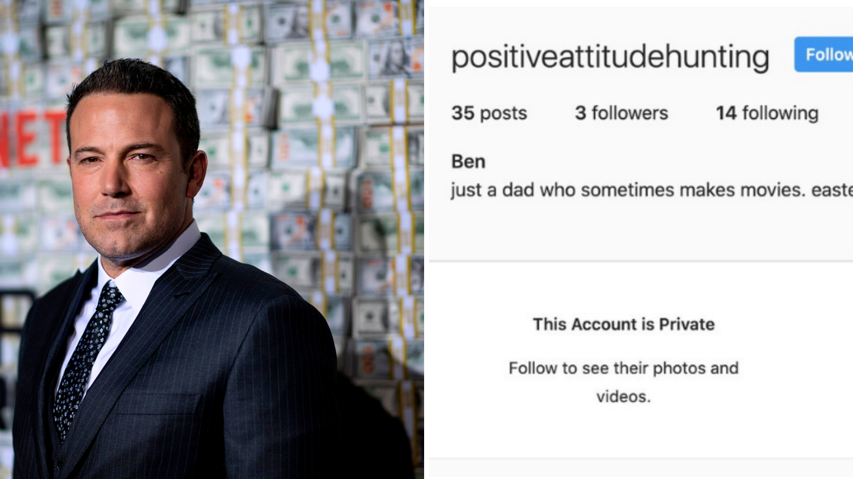 People think they've found Ben Affleck's secret Instagram – and it's only followed by three people