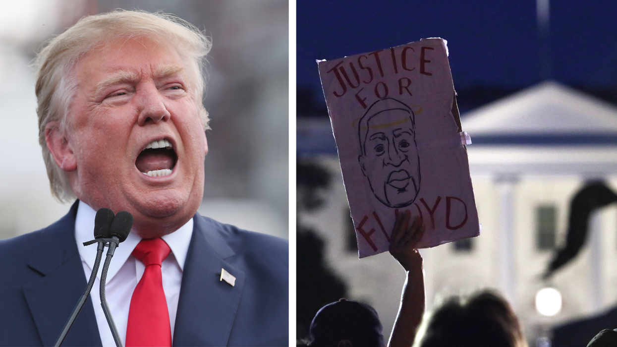 All the bizarre, incoherent rants Trump tweeted last night instead of listening to White House protesters