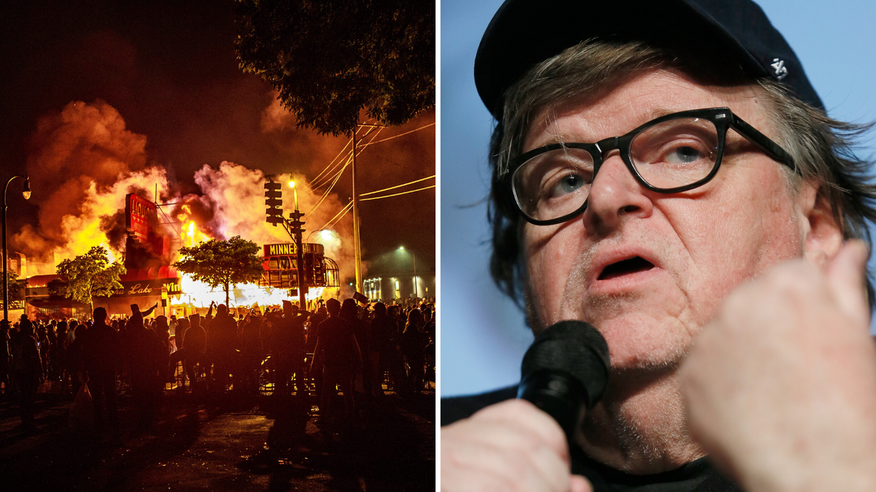 Michael Moore calls for 'evil' Minnesota police department to be 'demolished'