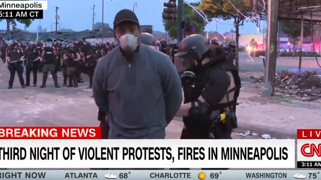 Outrage as black CNN reporter arrested by Minnesota police while his white colleague was left alone
