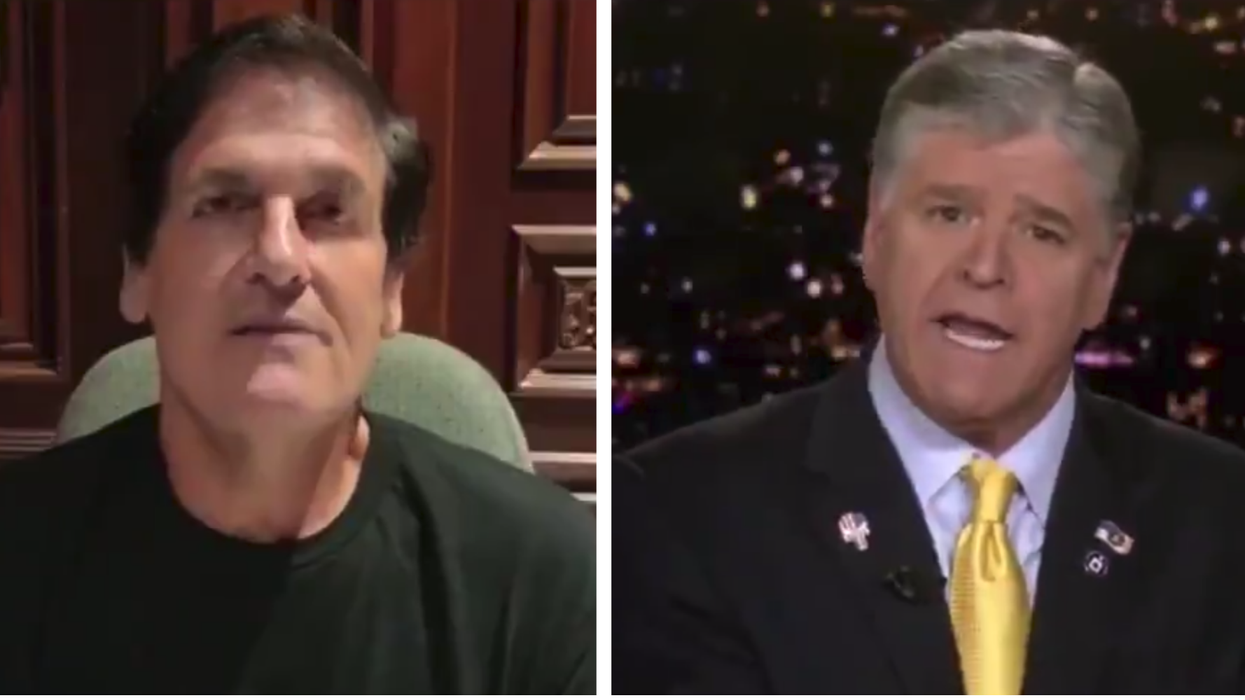 Sean Hannity left speechless after Fox News guest Mark Cuban turns on Trump