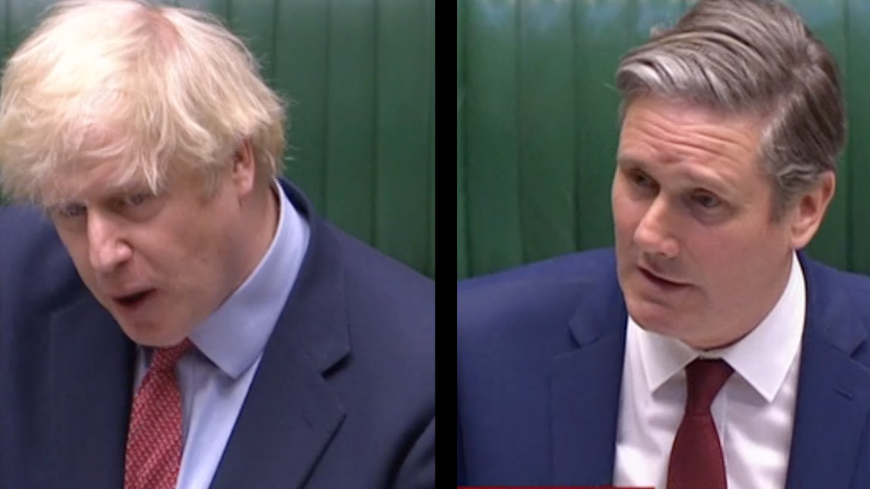 Boris Johnson just accused Keir Starmer of being 'negative' during PMQs and his response was devastating