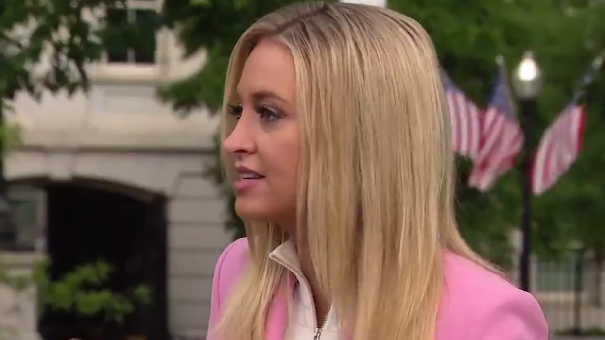 Trump's press secretary just tried to complain that people never 'take him at his word'