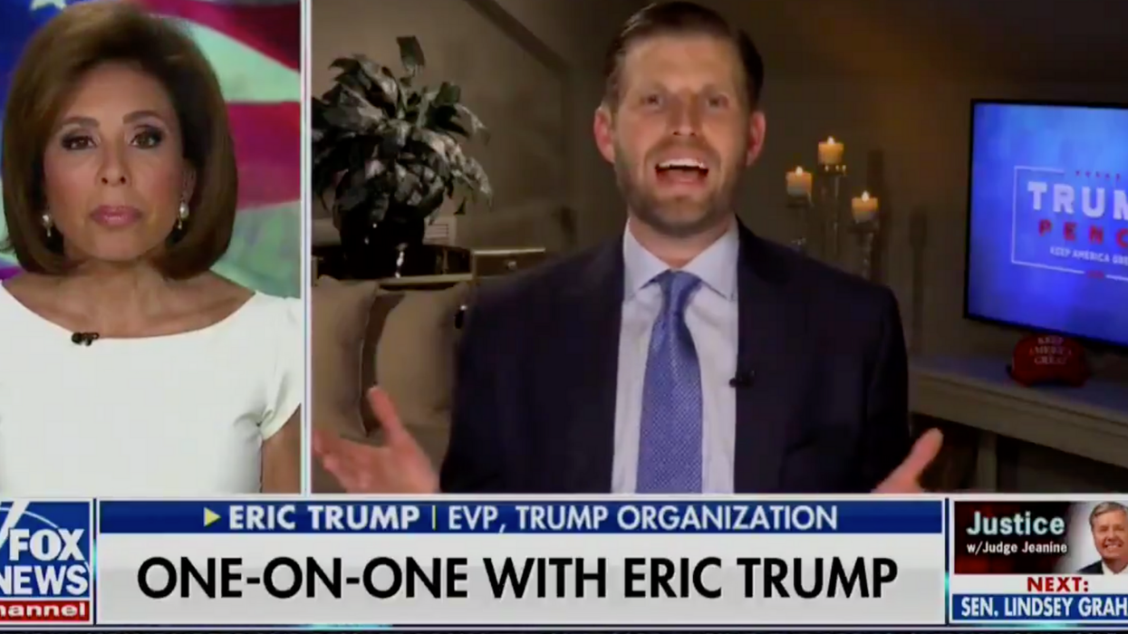 Eric Trump claims coronavirus will 'magically go away' after the election because it's all a hoax to stop Trump rallies