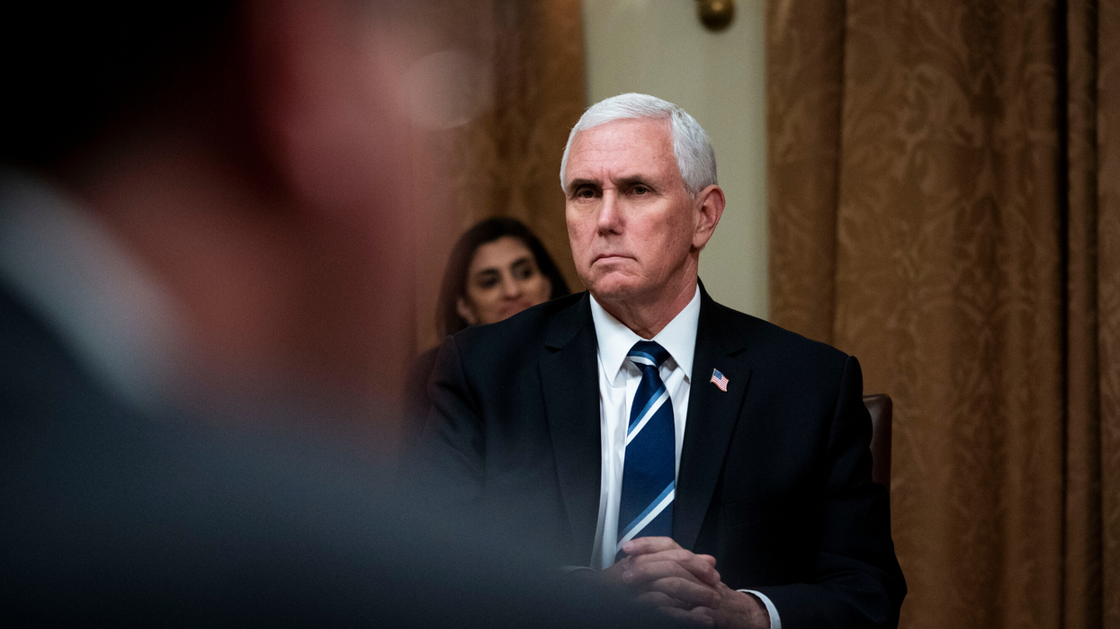 Food bosses told to remove masks before meeting with Mike Pence, who is also not masked