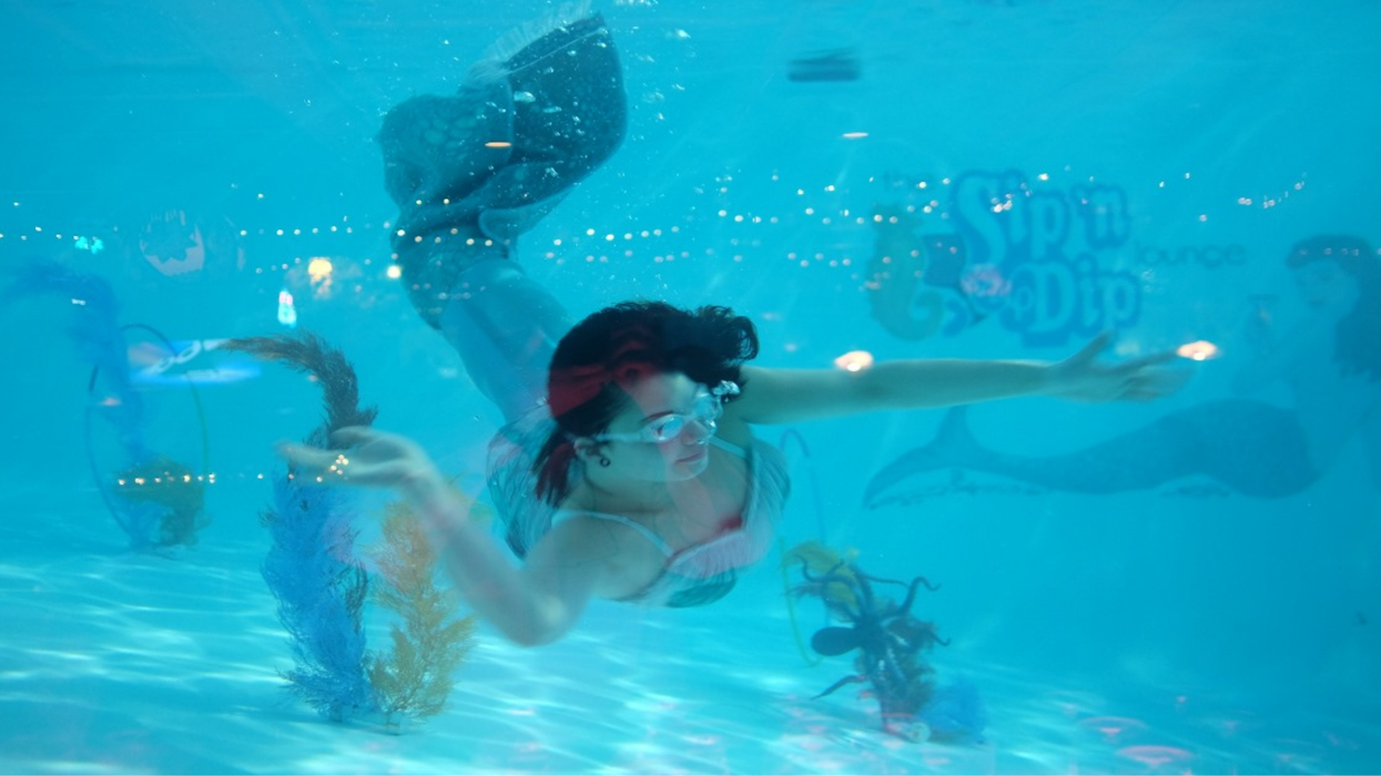 Mermaids return to work at Montana bar as lockdown lifts