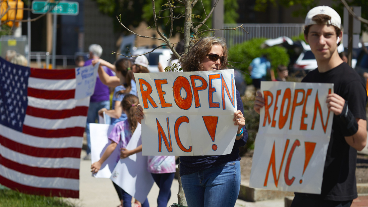 Woman who organised US anti-lockdown protests tests positive for coronavirus