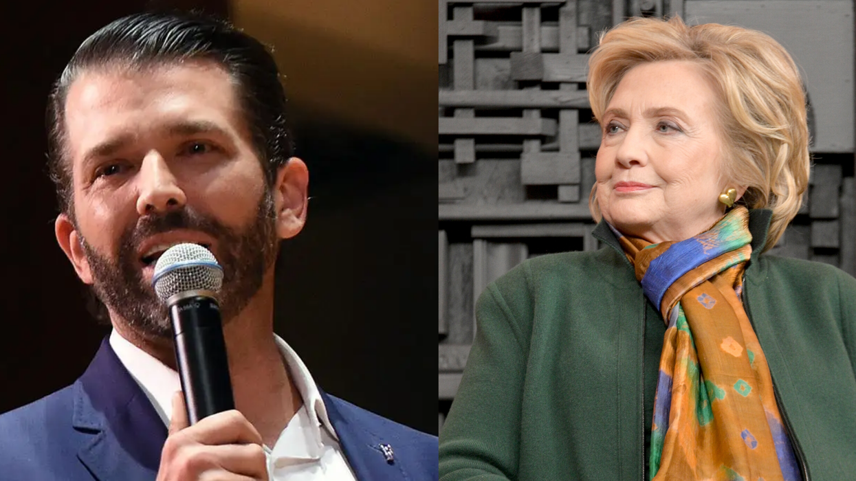Trump Jr makes bizarre joke about Hillary Clinton poisoning Jeffrey Epstein in response to president's disinfectant claims
