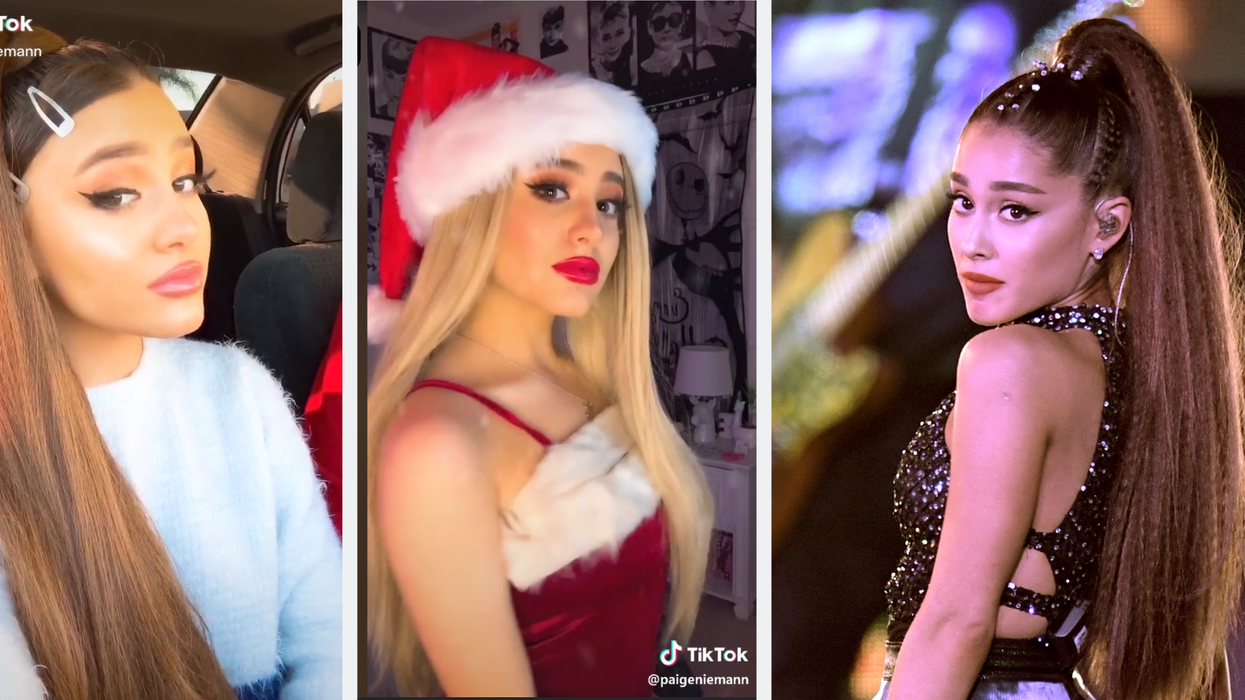 Why people think Ariana Grande is feuding with this teenager who looks exactly like her