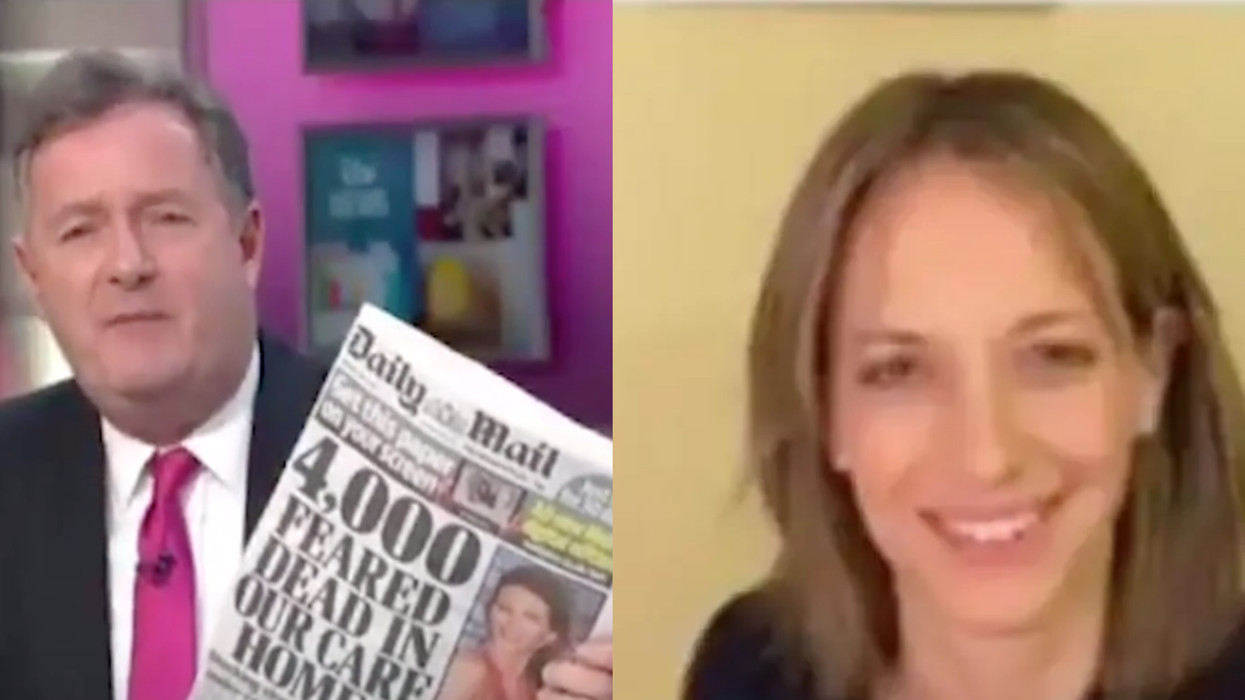 Fury as Tory MP laughs on live TV when asked about how many people have died in care homes