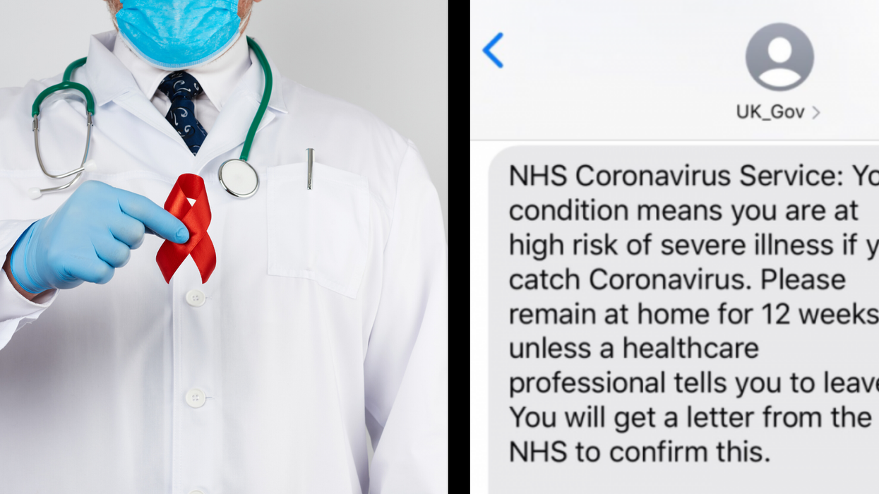 Government condemned for 'inaccurate' text telling people with HIV to not leave the house for 3 months