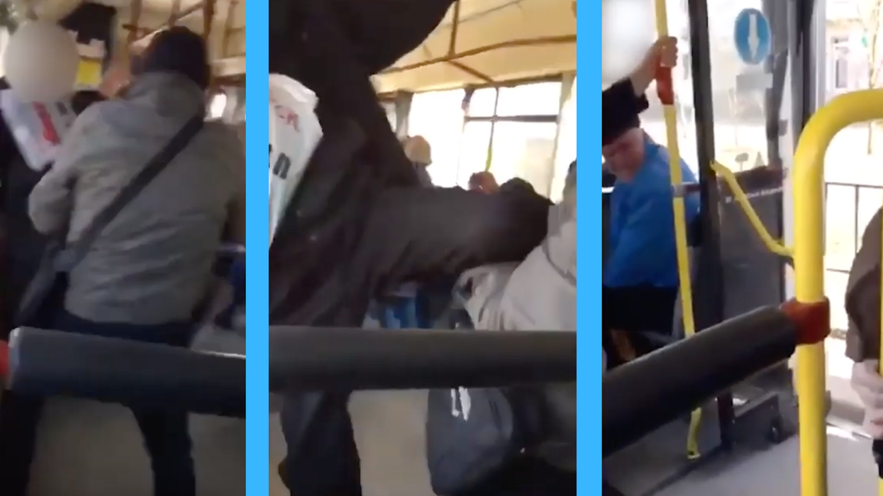 Man attacked and thrown off bus by group of strangers for coughing