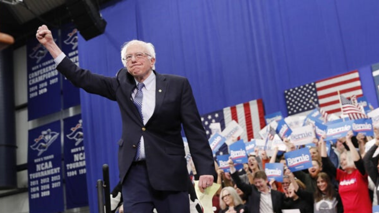 Mashup video of Bernie Sanders dancing to New Order goes viral after his New Hampshire win