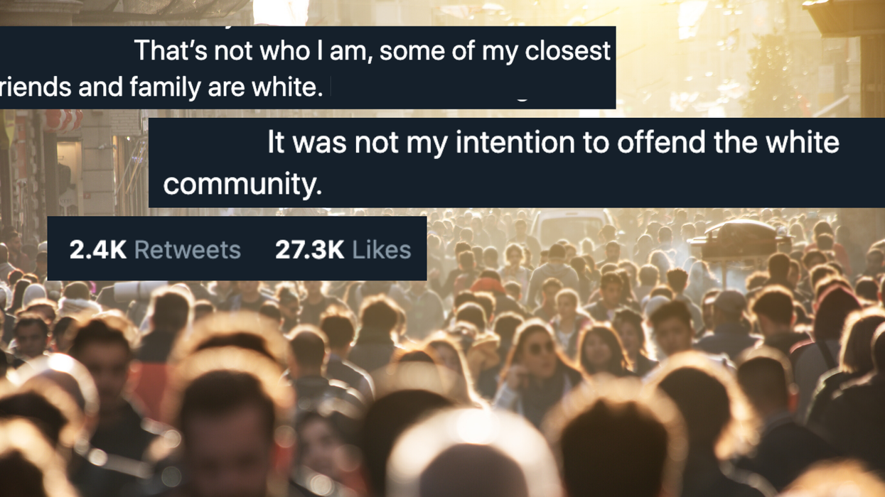 This man perfectly mocked the ridiculousness of white fragility and 'reverse racism'