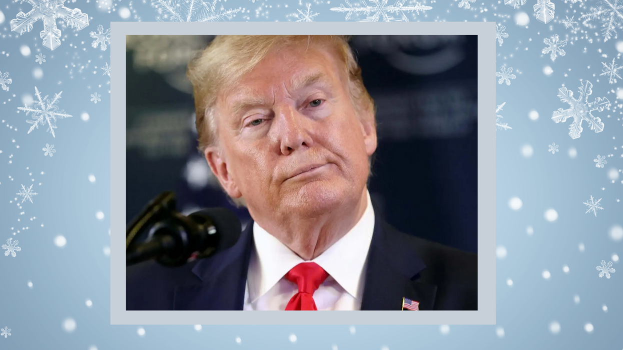 Trump just tweeted a picture of a 'real fan' hating on 'snowflakes' and the irony missed no one