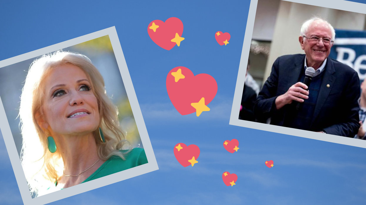 Kellyanne Conway just defended Bernie Sanders in this bizarre tweet about his Hillary Clinton feud