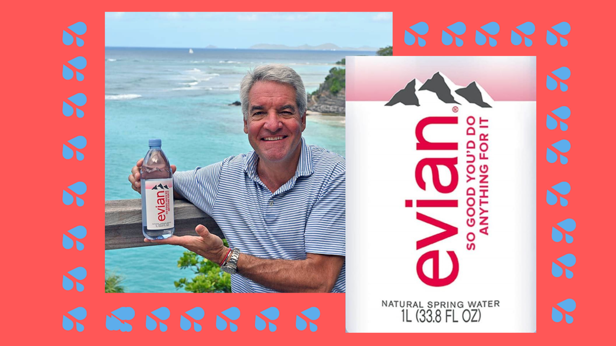Fyre festival hero willing to 'suck d*** to fix the water problem' has just revealed an Evian partnership and it's incredible