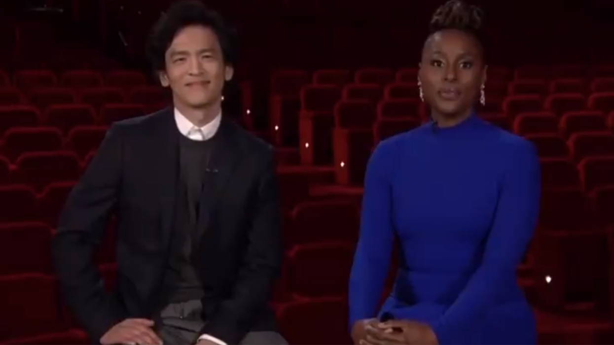 Actor announcing best director Oscar nominees calls out all-male line-up in the best possible way