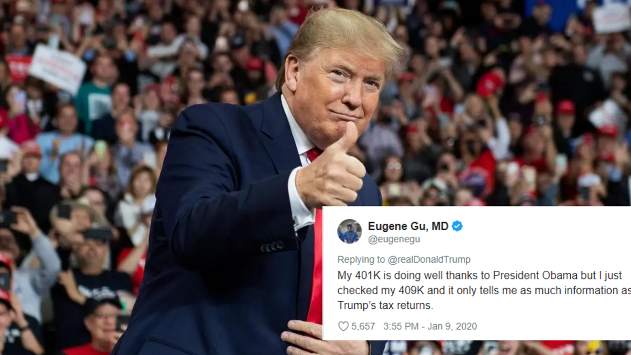 Trump tweeted about retirement funds and got it hilariously wrong