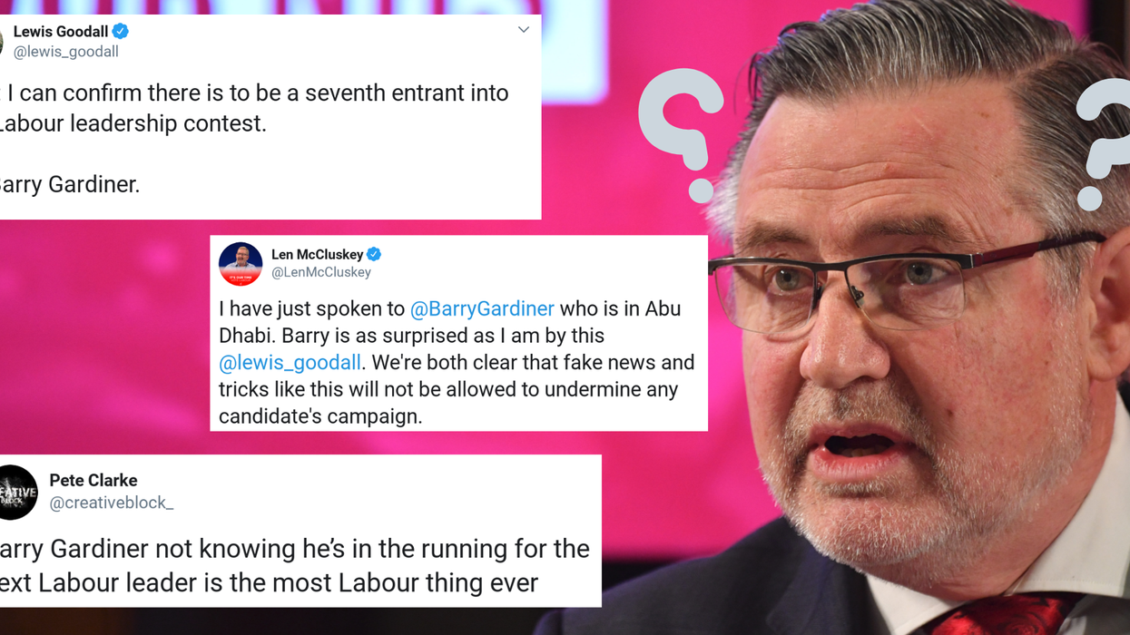 Barry Gardiner’s Labour potential leadership campaign got off to an incredibly chaotic start