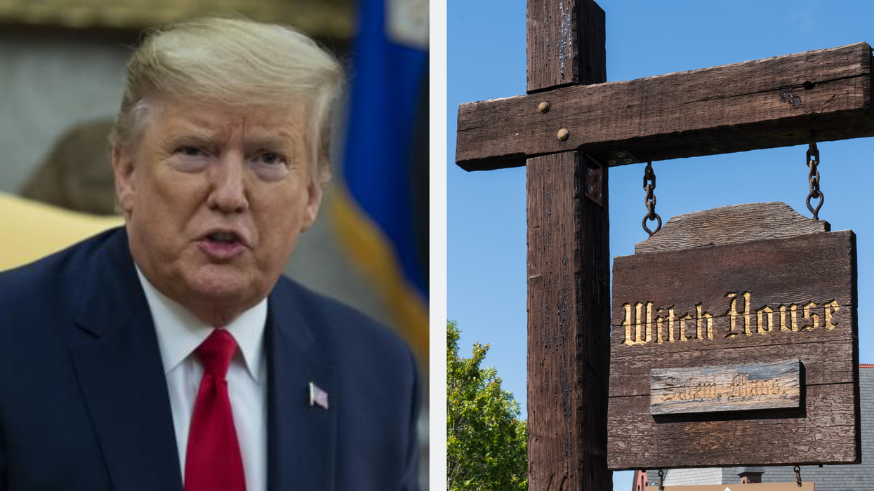 Trump compared his plight to the Salem witch trials and got schooled by the mayor of Salem