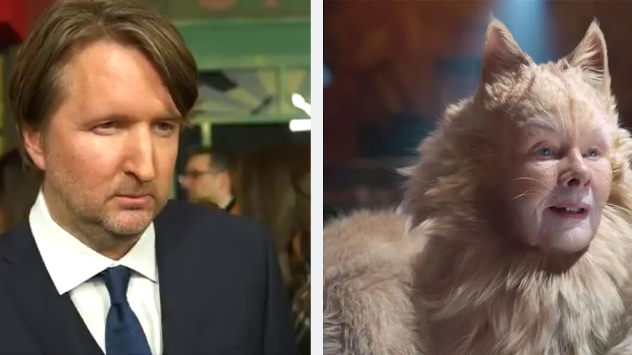 Director Tom Hooper literally finished 'Cats' the day before the screening and everyone can relate