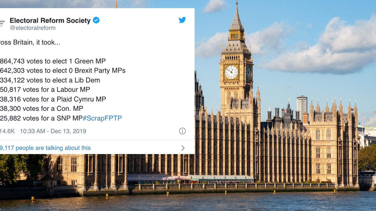 These figures show exactly how undemocratic our electoral system is