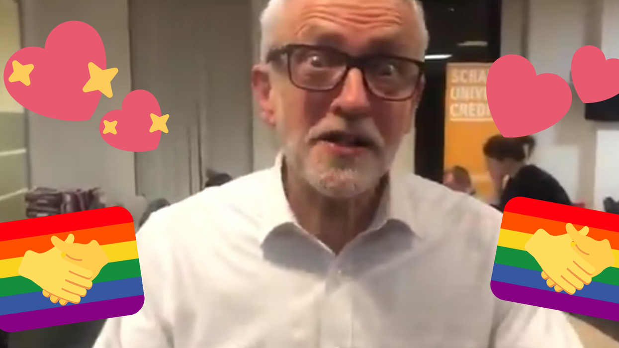 Jeremy Corbyn said 'gay rights!' and it was iconic