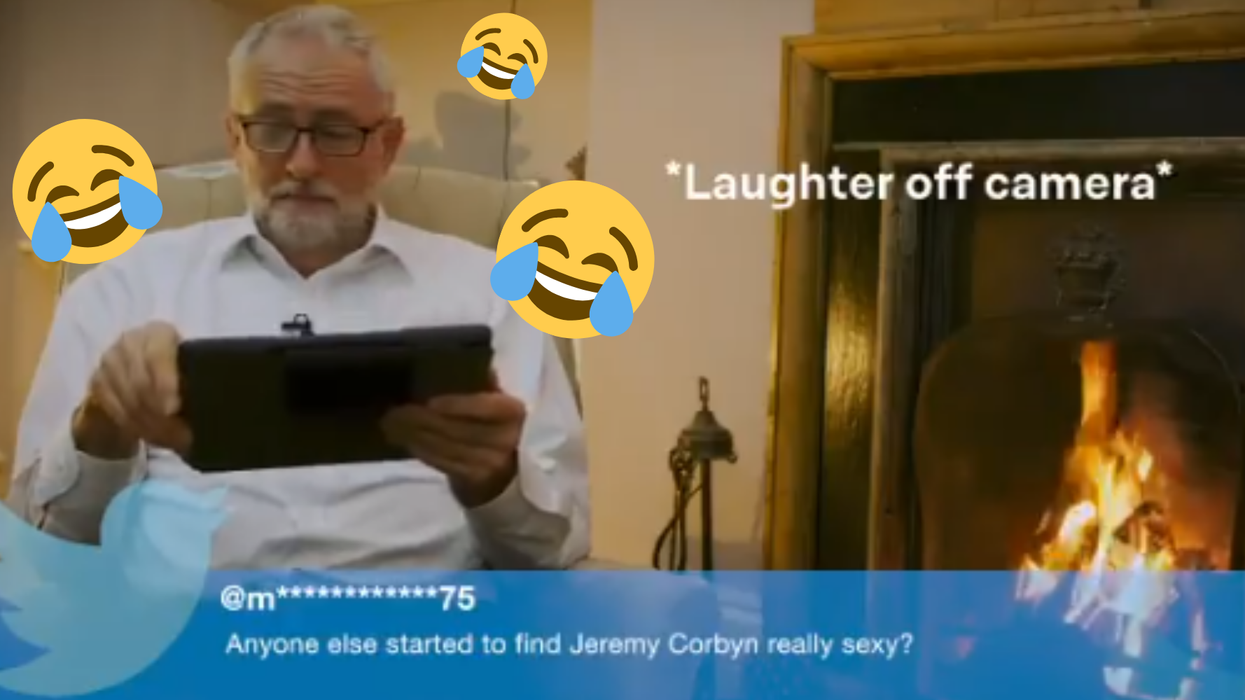 This Jeremy Corbyn video shows him reading tweets about himself and it's surprisingly hilarious