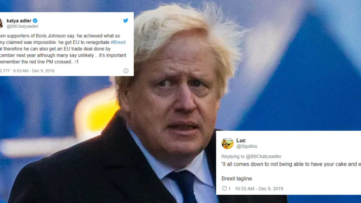 The BBC's Europe editor just fact-checked Boris Johnson supporters in the best possible way