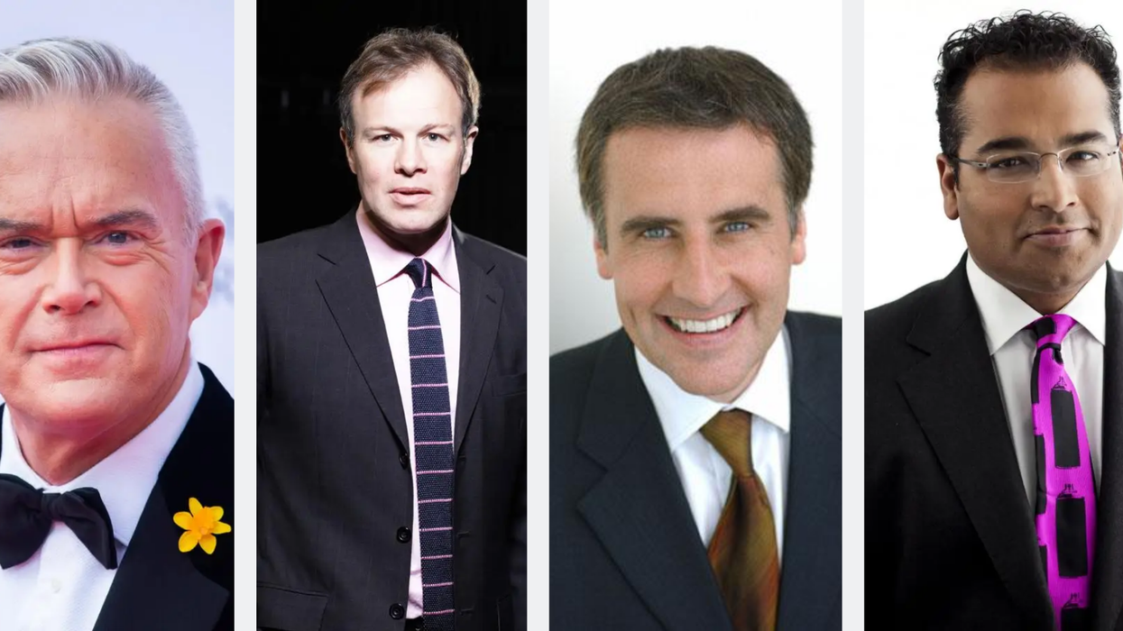 Election night coverage on all the main TV channels will be hosted by men and it's no coincidence