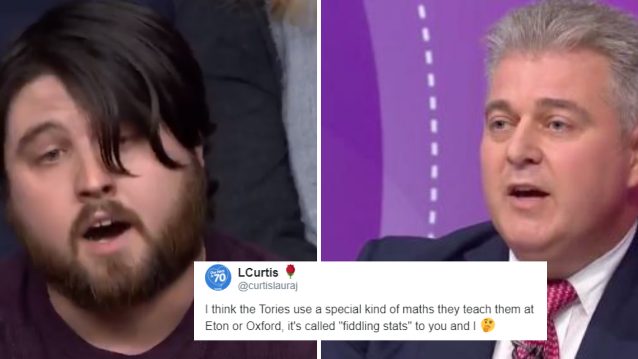 Question Time audience member forced to explain how maths works to Tory minister