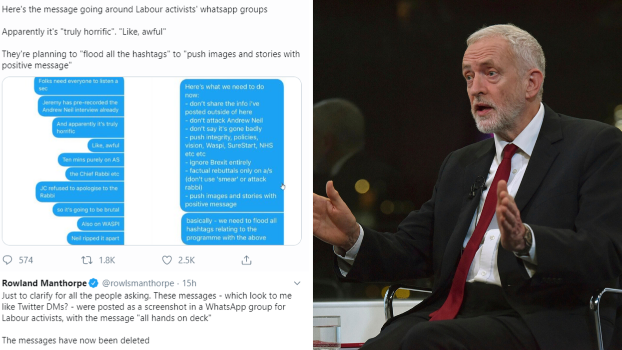‘Leaked Labour messages’ about Corbyn interview arouse suspicions