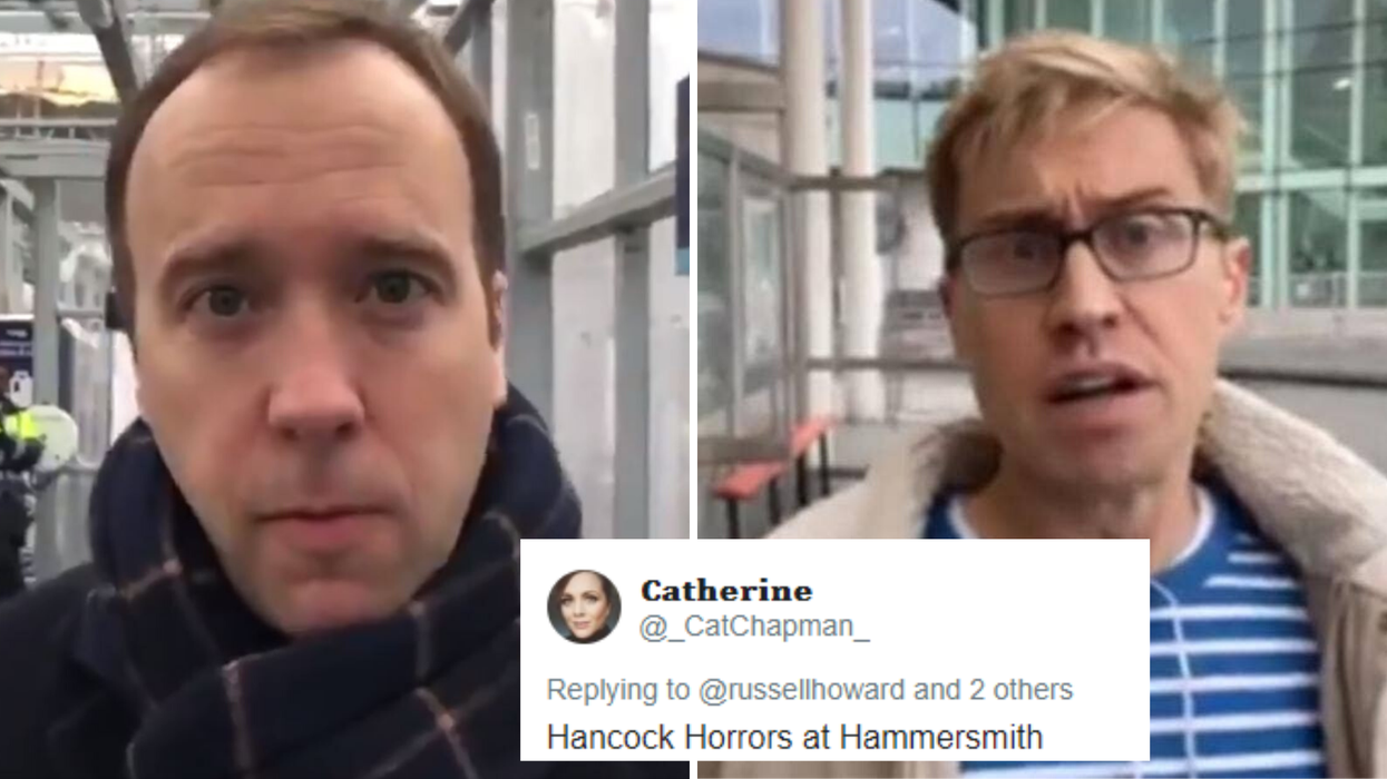 Russell Howard had the perfect response to Matt Hancock’s "creepy" campaign video