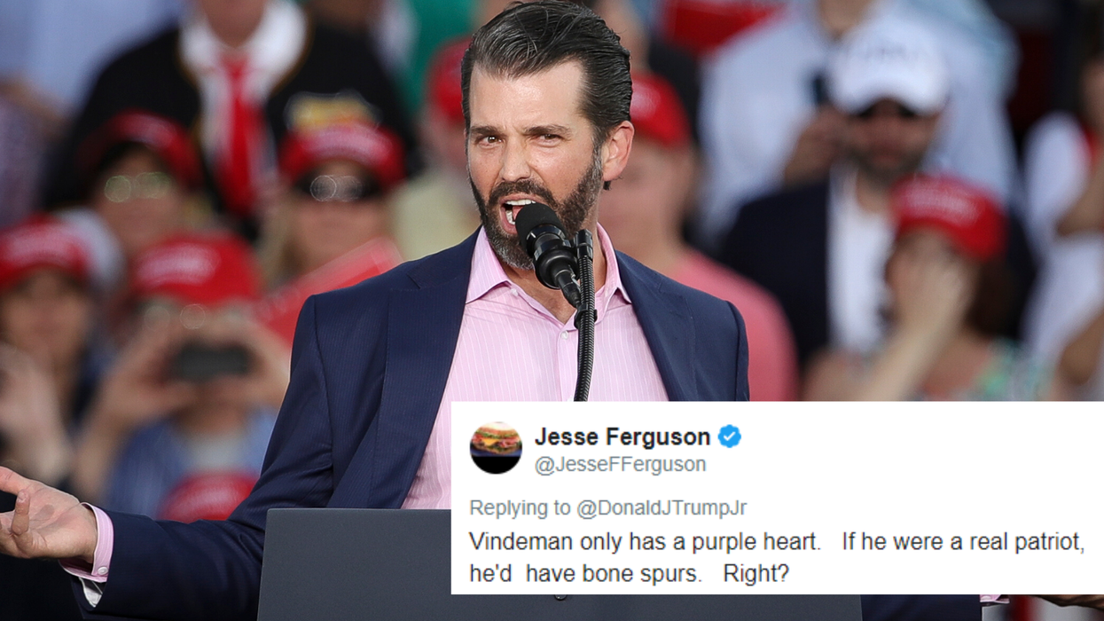 Trump Jr said actual war hero Lt. Col. Alex Vindman isn't a hero and it backfired badly