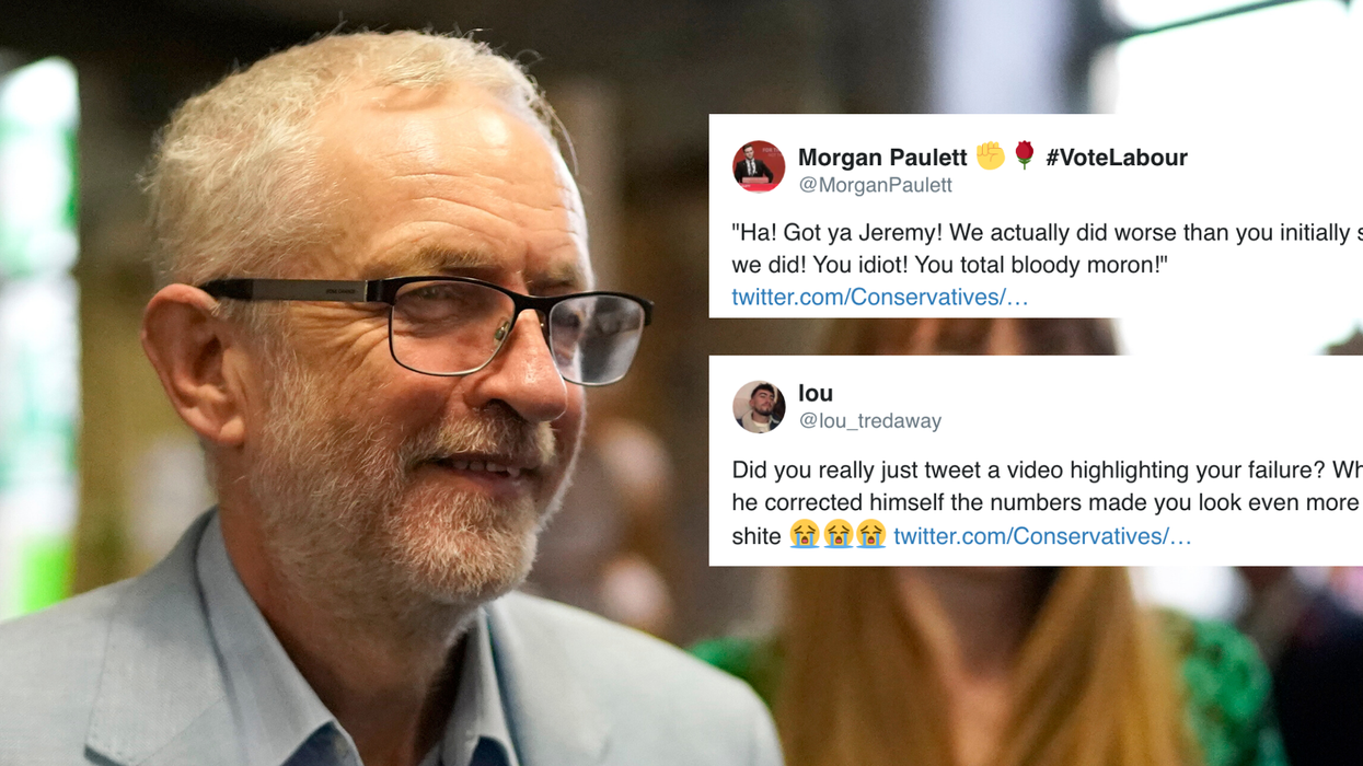 Tories try to mock Corbyn but end up spectacularly owning themselves