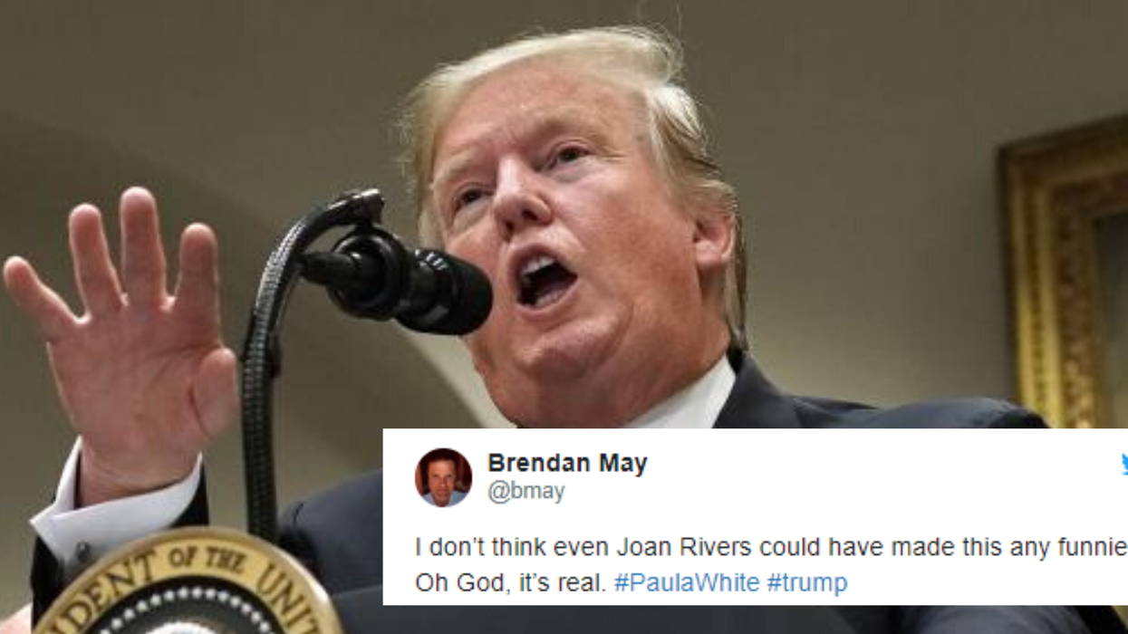 Trump's new 'spiritual adviser' thinks saying no to him is like saying no to God