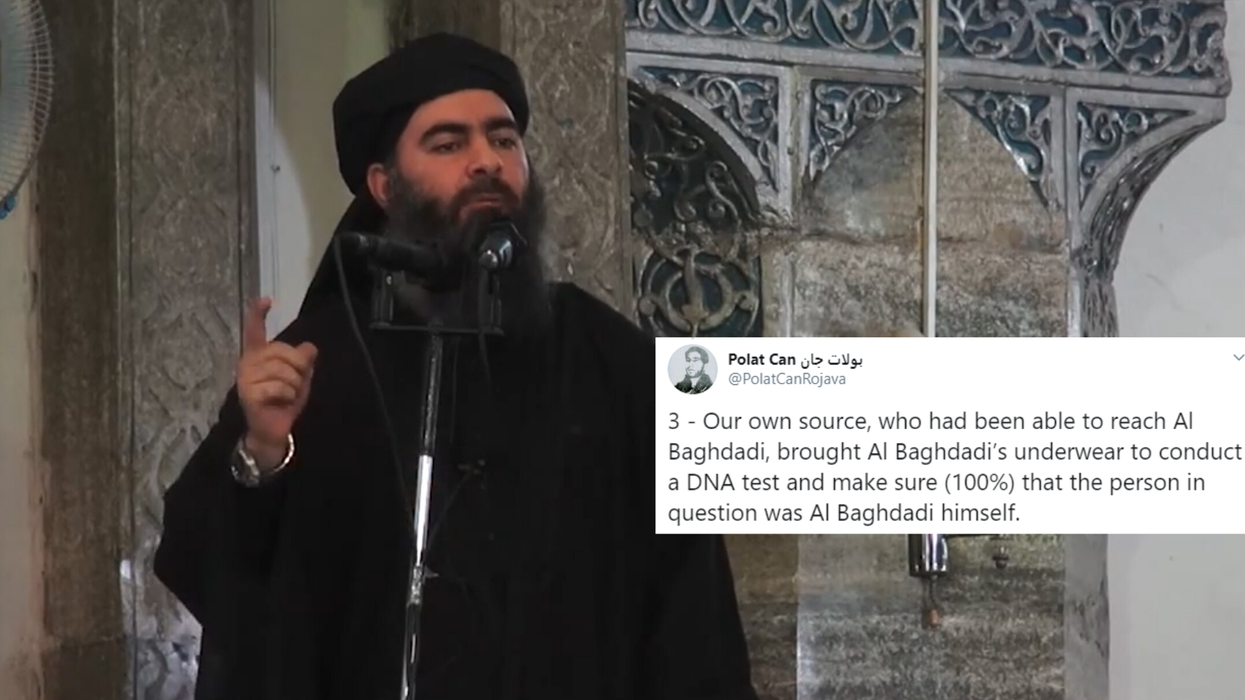 US forces used DNA from Baghdadi's stolen underpants to identify the Isis leader
