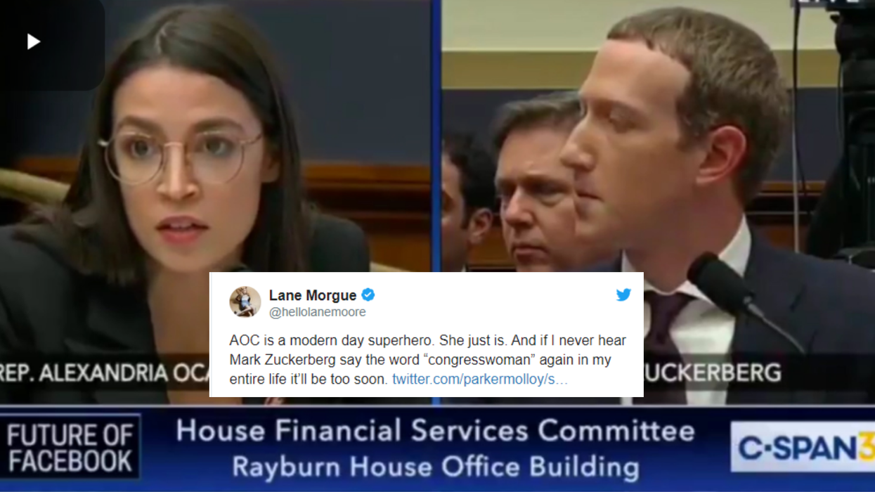 Alexandria Ocasio-Cortez effortlessly took down Mark Zuckerberg and everyone's obsessed