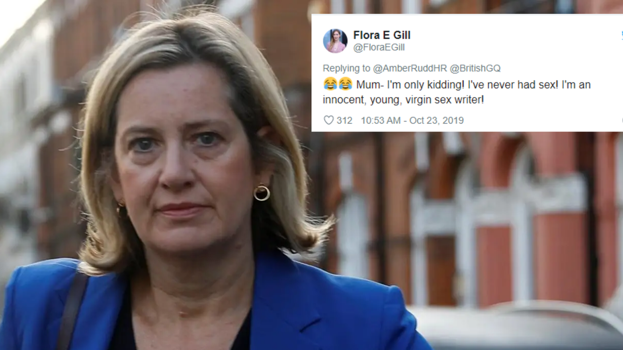 Amber Rudd really isn't happy with a man who ghosted her daughter and then slid into her DMs