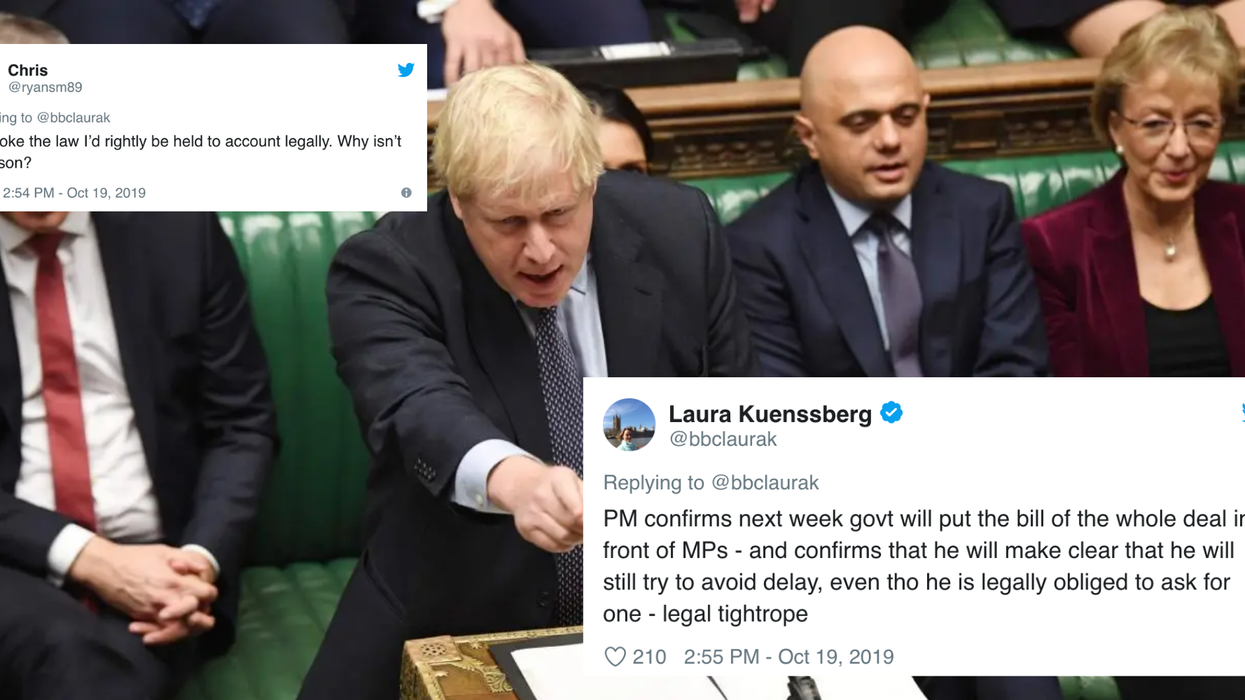 Boris Johnson claims he won't ask for a Brexit extension and people are very confused