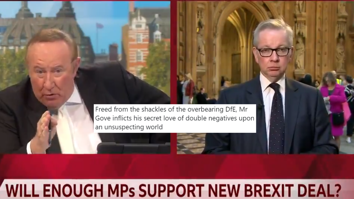 Michael Gove inexplicably tried to speak in a 'cool' accent and everyone is confused